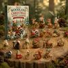 Christmas Countdown Calendar 24 Days Advent Calendar, Forest Animals Fairy Tale Animal Set Cute Acrylic Collectible Toys for Holiday Party Decoration