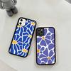 Abstract Flower Market Phone Case For Iphone 11 12 13 14 15 Pro Max 17 16 Plus Hard PC+TPU Back Cover