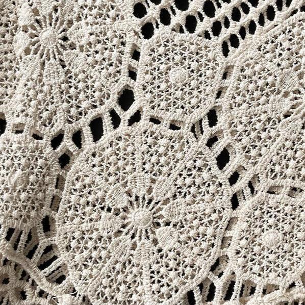 Dimanaf Новинка 2024 года, женская трикотажная кружевная Длинная пляжная праздничная футболка с v-образным вырезом и полой летучей мышью, летние стильные базовые топы, футболки, свободная одежда