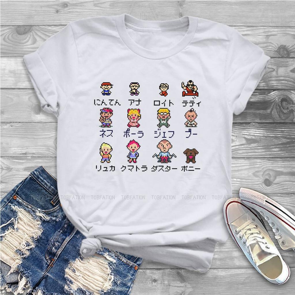Protagonist Women Clothing Mother Earthbound Game Graphic Print Female Tshirts Vintage Gothic Loose Tops Tee Kawaii Girls