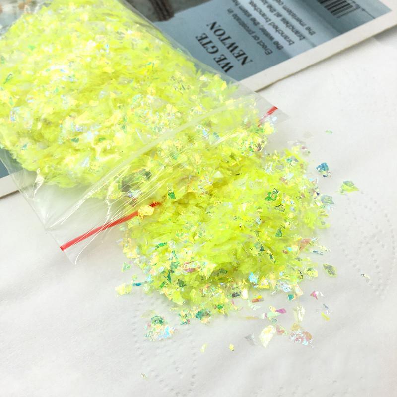 10g Nail Art Glitter Candy Color Flakes Irregular Manicure Nail Tips Decoration Sequins Paillette