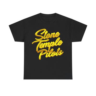 Винтажная неоновая футболка Stone temple pilots, рок-группа, унисекс, из плотного хлопка
