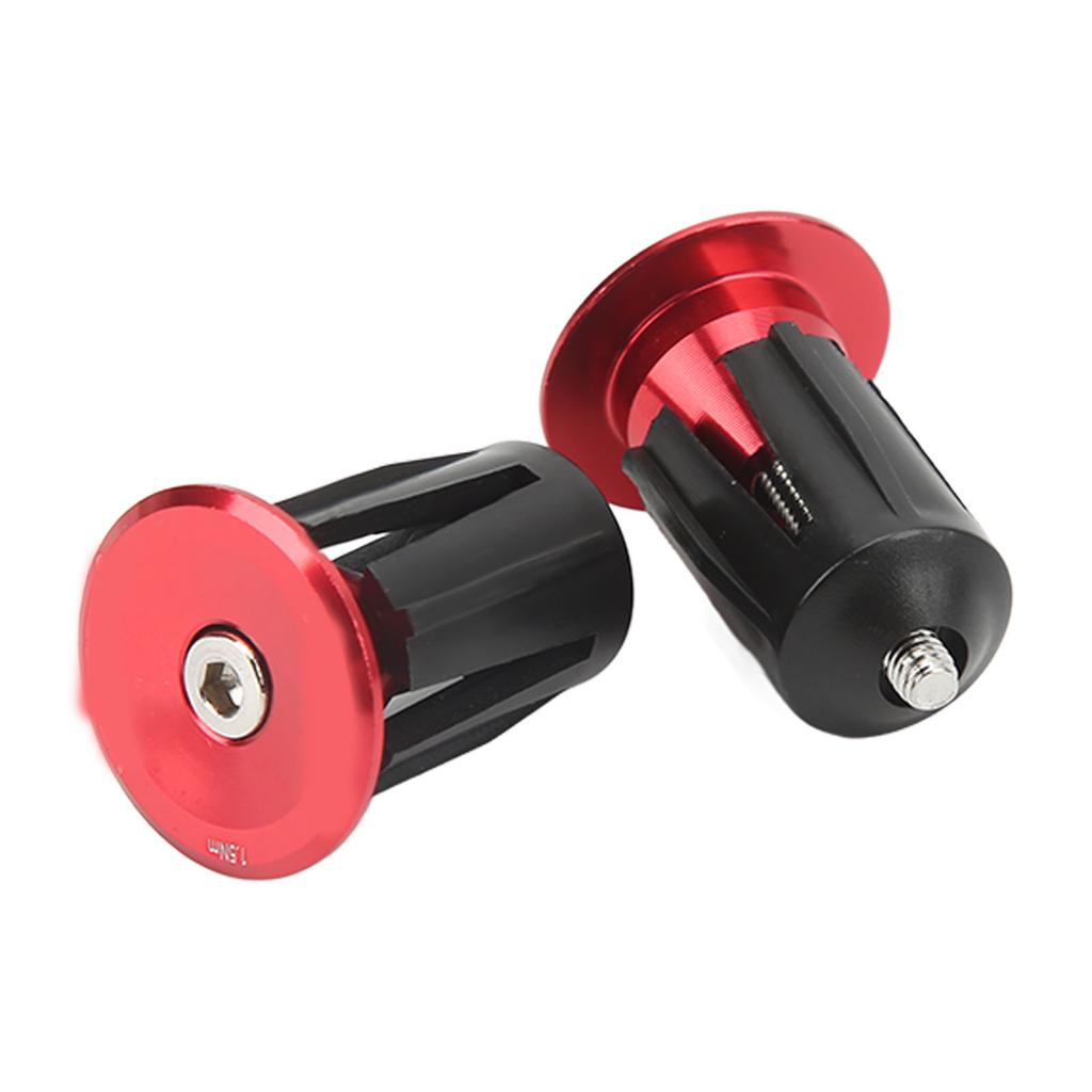 2pcs Handlebar Plug Aluminium Plastic Light Weight Bike Bar End Plug for Mountain Bikes Road Bikes