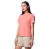 Columbia Sun Trek W SS II Tee, Womens pink T-shirt