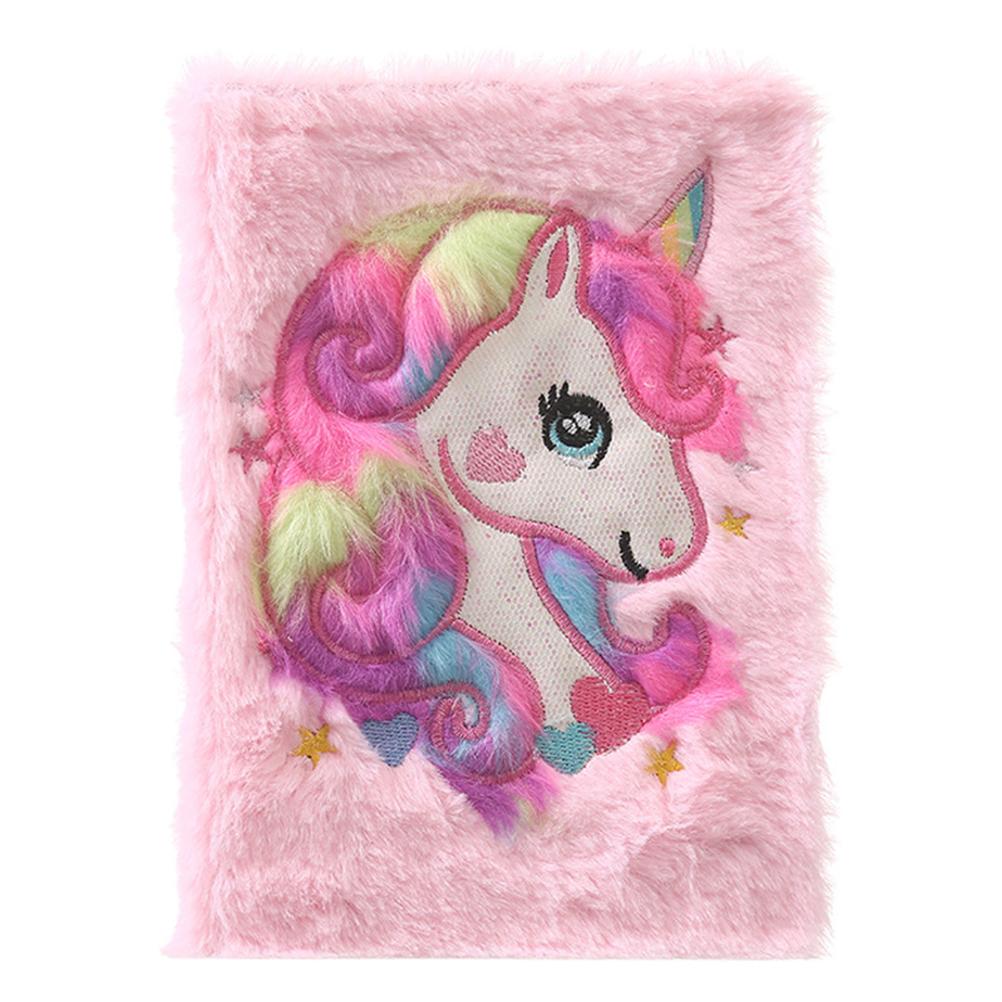 Пушистый плюшевый блокнот, милый дневник, блокнот, путевой журнал, книга для студентов