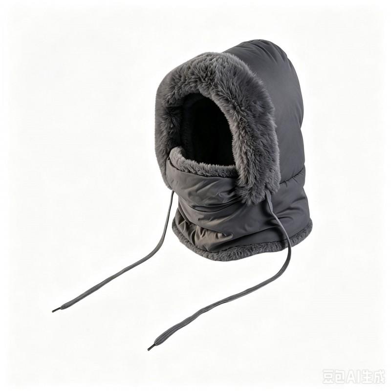 Winter Warm Fleece Lined Beanie Hat With Ear Protection Neck Cover Men Women Riding Motorbike Cold Weather