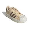 Adidas Оригинальные кроссовки Superstar, прочные низкие кроссовки, женские кроссовки, коричневые, белые, IE5523