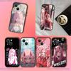 Чехол для телефона Darling in The Franxx Zero Two для iPhone 16,15,14,13,12,11,Pro,XS,Max,XR,Plus,E,SE4,Mini Черный Мягкий Чехол