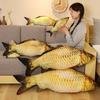 1pc 30-120cm 3D Simulation Gold Fish Plush Toys Stuffed Soft Animal Carp Plush Pillow Funny Sofa Pillow Cushion Gift Kids Toy