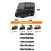 Dustproof Golf Cart Rain Cover 210T Golf Cart Protective Cover  Protect Whole Golf Cart