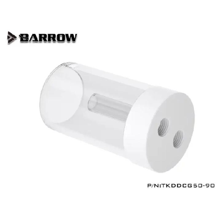 Barrow 50mm Diameter Acrylic Cylindrical Tank Transparent Wall 60/90/140/190/240mm Length Water Cooling Reservoir DDC/TKDDCG50