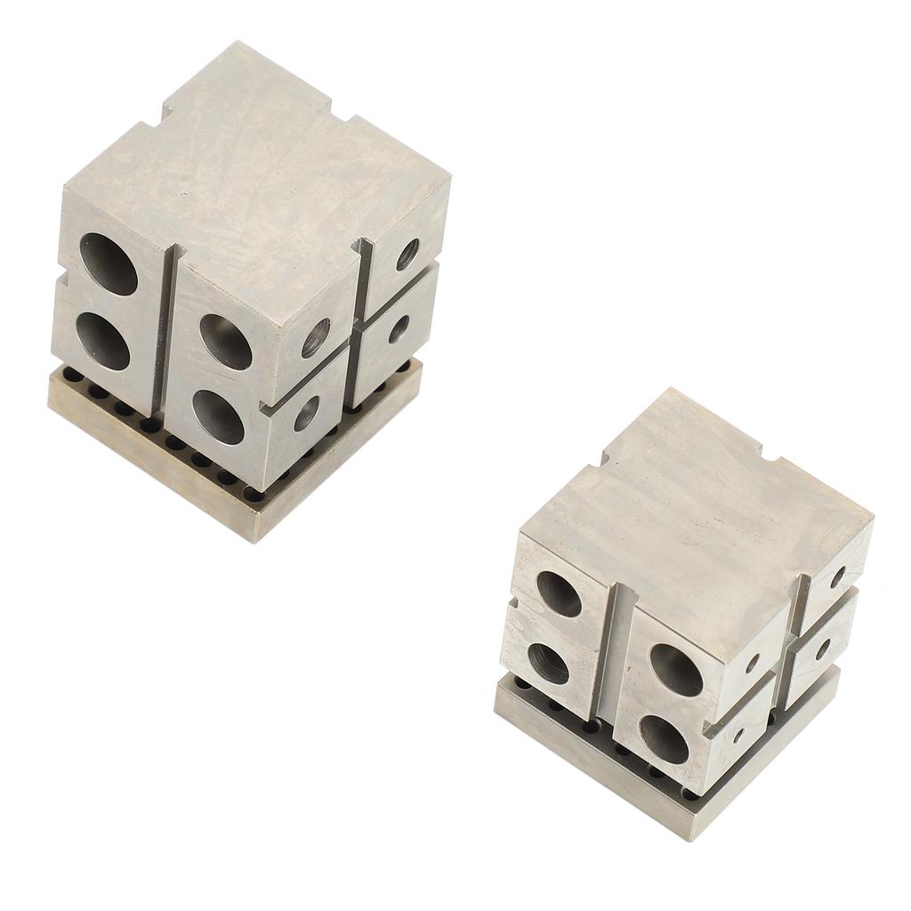 2 Size Steel Dapping Block for Jewelry Shaping Watch Repair Tool Square Die Doming Forming Block for Hobbyists Jewelers