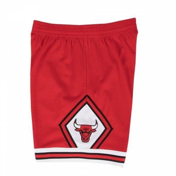 Short NBA - Mitchell & Ness - Chicago Bulls 1997-98 - Rouge - Taille M/L - Mixte