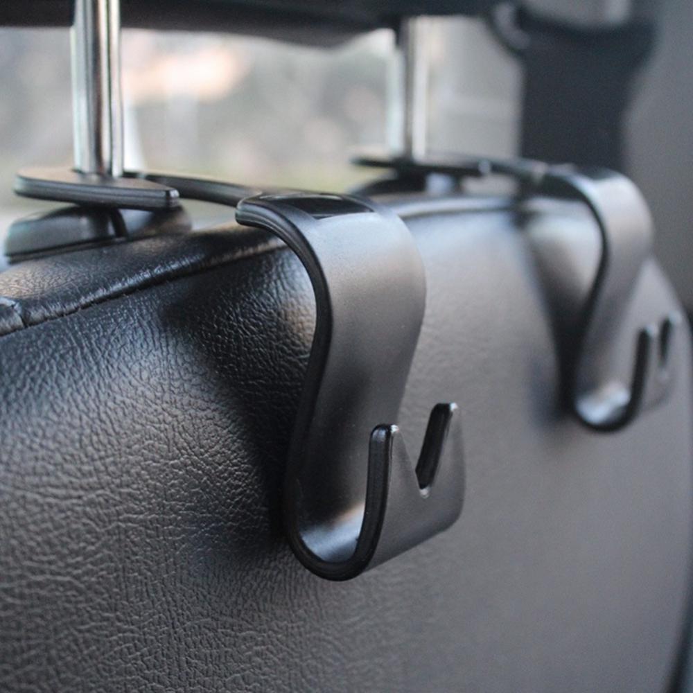 Портативный прочный автомобильный крючок с большой грузоподъемностью, прочный полуоткрытый дизайн, внутренний крючок для заднего сиденья, автомобильные аксессуары, маленький задний крючок
