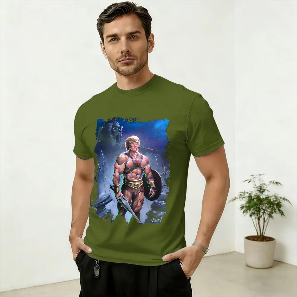 Unisex HHe Unisexs Battle Damaged T Shirts 100 Cotton Clothes Leisure Short Sleeve Crewneck Tees Summer TShirts