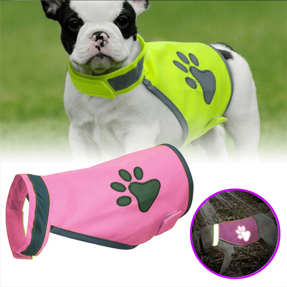 New Reflective Dog Safety Vest for Golden Retrievers, Labradors, and Huskies - Breathable Dog T-Shirt