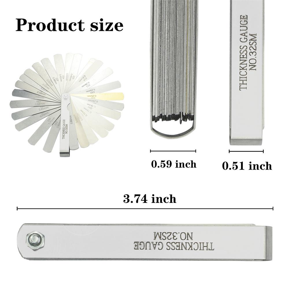 Black Universal For 10mm 12mm 14mm 16mm Electrode Compresses Spark Plug Gap Tool