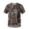 New Animal Camouflage Hunting 3D Print T-Shirts Men Women Summer Short Sleeve T Shirt Oversized Harajuku Tops Tees Kids Clothing