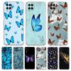Clear Phone Case for Samsung Galaxy A13 A51 A71 A21S A12 A11 A31 A52 A41 A23 A53 A73 A32 5G A03S Soft Silicone Cover Butterfly