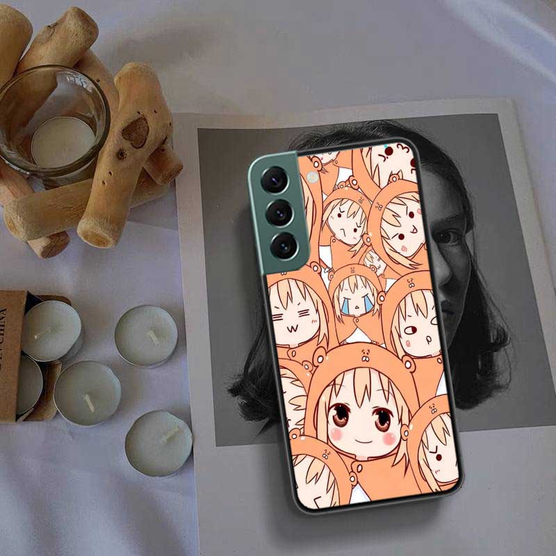Химото! Чехол-телефон Umaru-chan для Samsung Galaxy S24 S22 Ultra S21 Plus S20 S23 FE S10 S10E S9 S8 S7 Edge Силиконовый Мягкий C