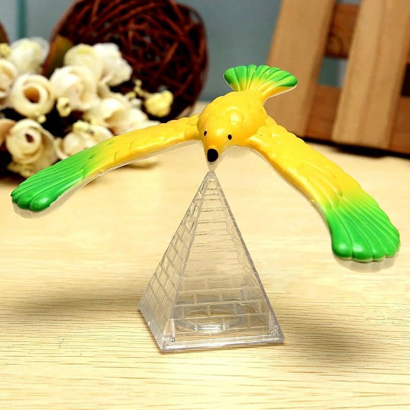 Magic Balancing Bird Science Desk Toy W/ Base Novelty Eagle Fun Learn Gag Gift ARI