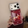 Позолоченный чехол для мобильного телефона Pony iPhone17promax 13 Праздничный красный 16 Apple 17 и другие модели