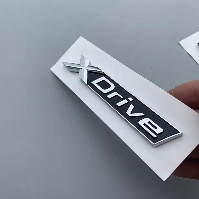 3D Значок на задний багажник автомобиля Эмблема Xdrive Наклейка Шильдик Логотип X drive Для BMW 320d 320i 530d 525d E60 G10 F15 F10 G20 Аксессуары
