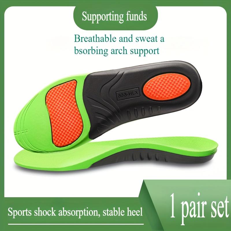 Sports Insole EVA - Shock-absorbing Insole with Arch Support and Heel Cushioning, Enhancing Comfort, Shock-absorbing Softness, Anti Slip and Anti