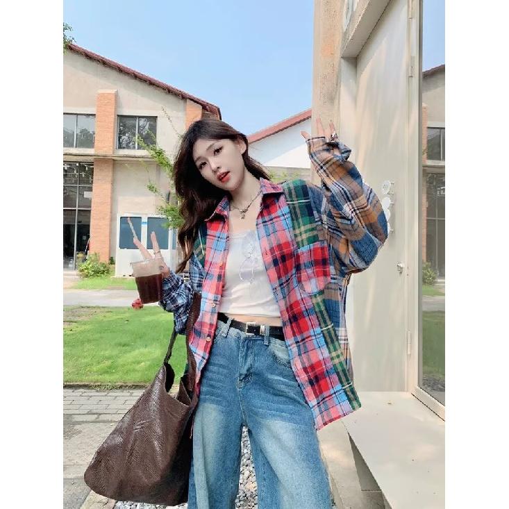 Рубашка с длинным рукавом с буквенным принтом 2024 года в японском стиле в стиле Гонконга, свободная рубашка для мальчиков, летнее модное универсальное повседневное пальто