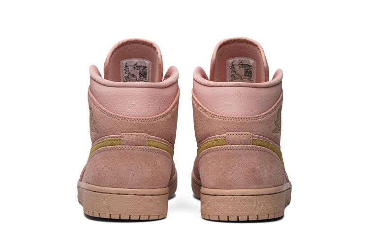 Men's Sneakers Jordan 1 Mid Coral Gold Coral Stardust/Club Gold-Coral Stardust