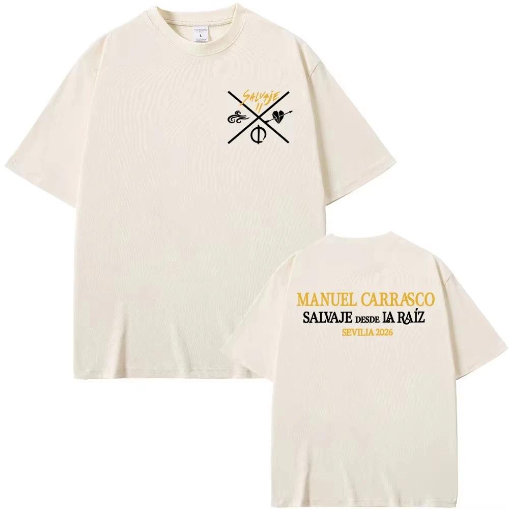 Unisex Women Fashion ONeck T Shirts Unisexuel Carrasco Salvaje Desde Ia Raiz Sevilla 2026 Print Tshirt Male Cotton TShirt Streetwear