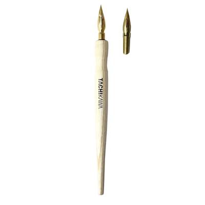 Tachikawa Pin Manufacturing Премиальный корпус для авторучки TAMO Натуральный + 1 Дополнительное перо PFTNWE