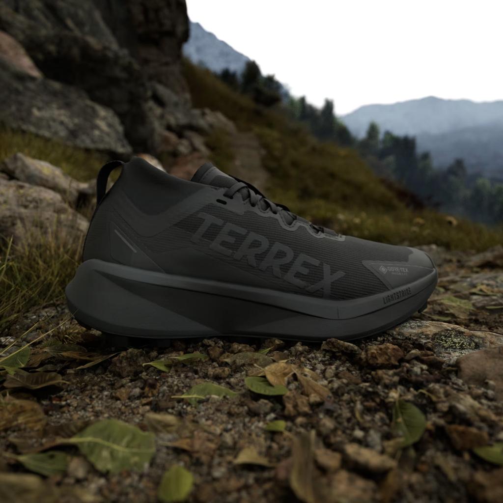 JR5240 adidas Terrex Agravic GORE-TEX Бег по пересеченной местности Основной Черный Серый Шесть (Мужской)