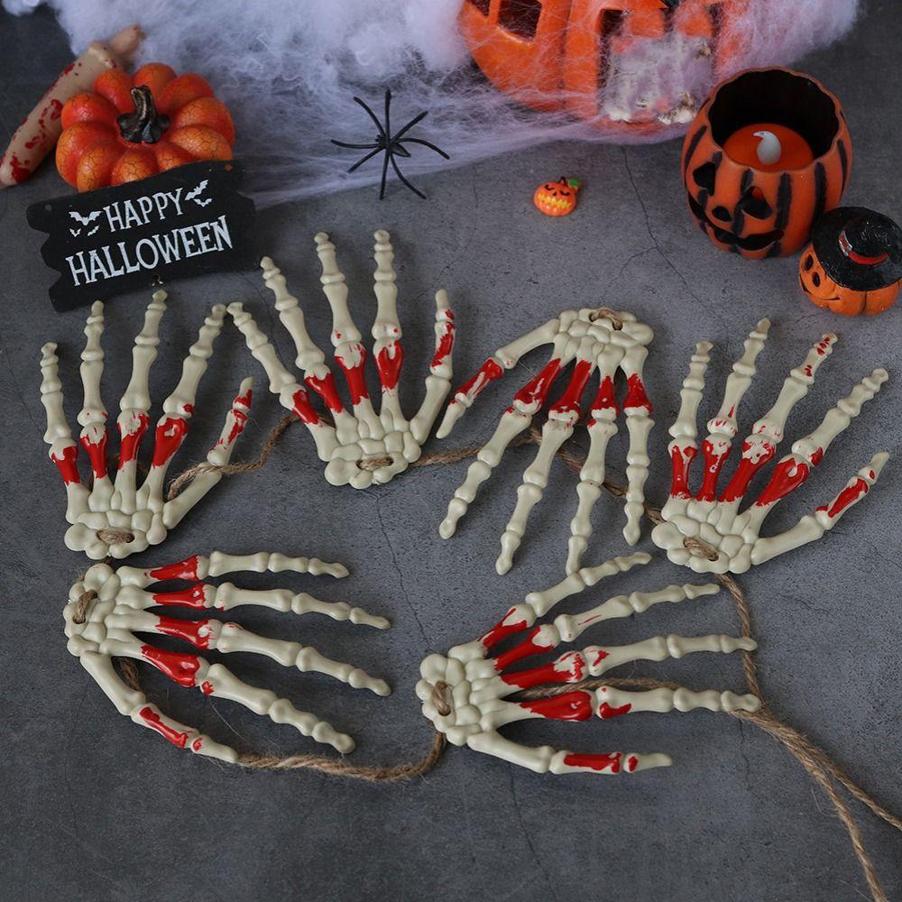 Realistic Halloween Skeleton Hands Scary Spirit Claw Fake Skeleton Hands Ghost Festival