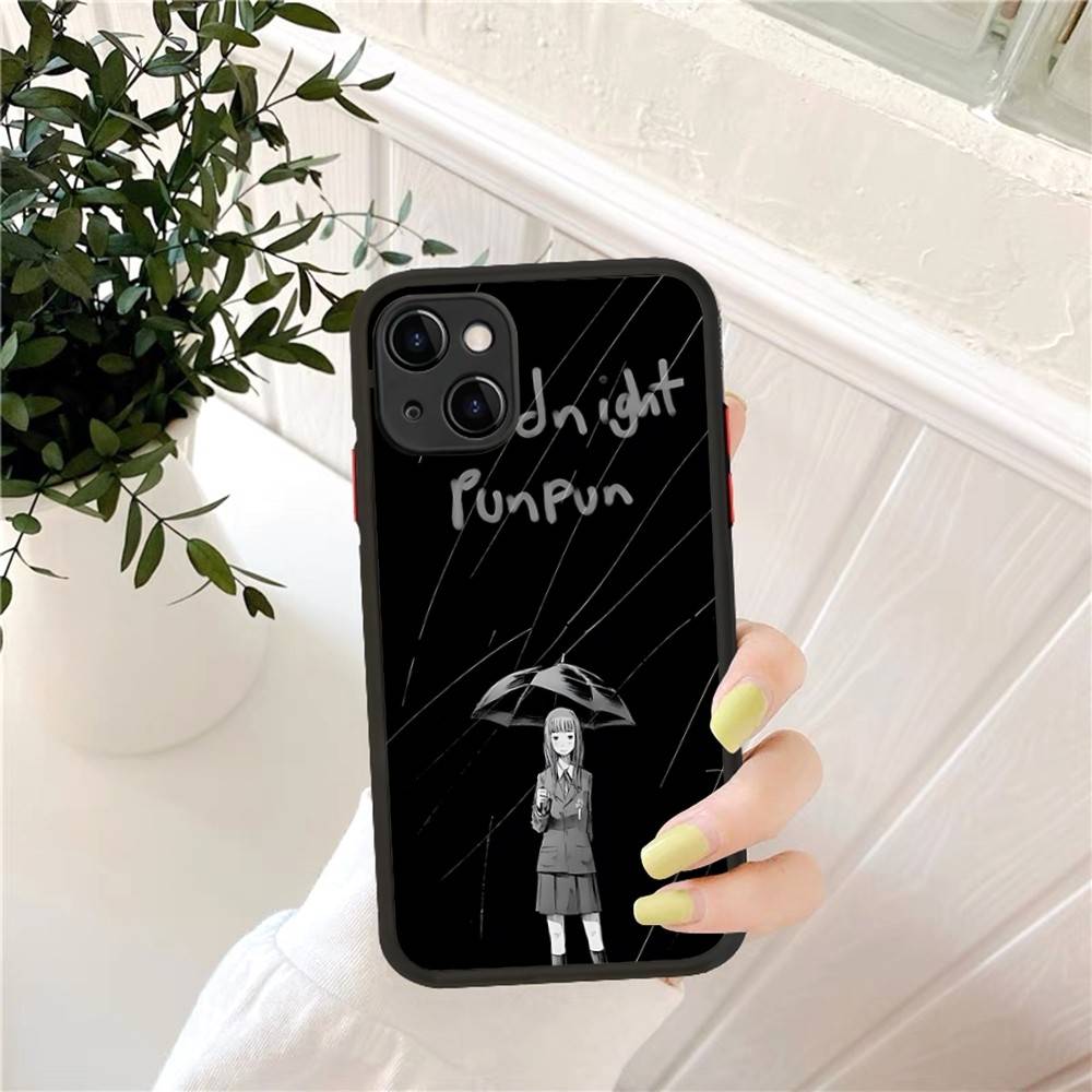 Goodnight Punpun Phone Case for iPhone 14 11 12 13 Mini Pro Max 8 7 Plus X XR XS MAX Translucent Matte Cover