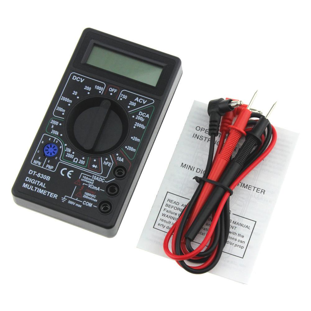 DT830B Multimeter Digital Voltmeter Ammeter Portable Volt Multi Meter Car Battery Tester Electrician Test Tools