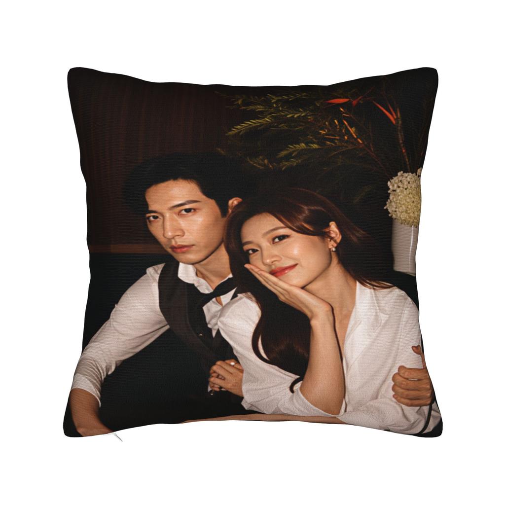 Jing Boran Sun Qian Luke Flora  Pillow Case  Kawaii Pillow Cover Comfy Pillowcases For Chair Sofa Home Decor