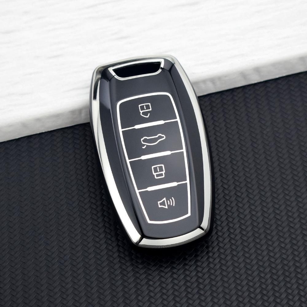 4 Кнопки Новый ТПУ Чехол для Ключа Автомобиля Для Great Wall Haval Hover H1 H4 H6 H7 H9 F5 F7 H2S Gmw Coupe Защищенный Бесключевой Чехол Кольца