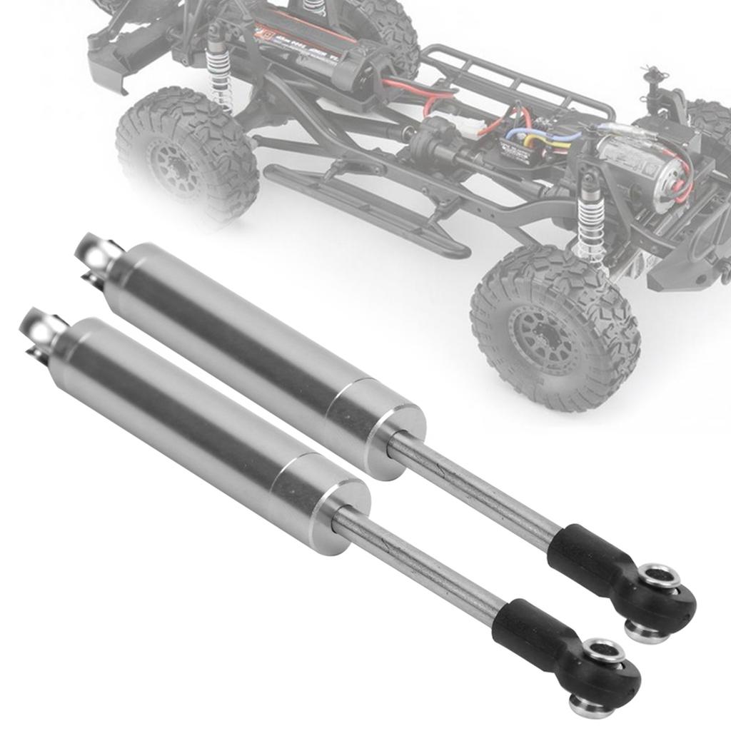 Aluminium Alloy Shock Struts Damper Remote Control Spare Parts for RGT 1 10 RC 86100 RC CrawlerSilver R86007S