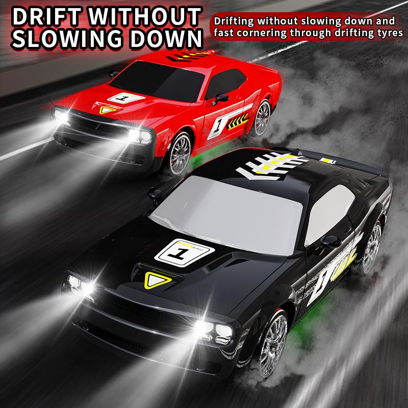 Новый 1:20 RC CAR со светодиодной подсветкой 4WD 2.4G AE86 Drift Cars Professional Racing Toys GTR Model for Children Toys Gifts