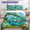3pcs Octonauts Bedding Set Duvet Cover Closure Includes 1 Duvet Cover & 2 Pillowcases, Soft and Comfortable for All Seasons.