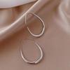 Chic Geometric Hoop Earrings: Simple, Versatile, High-End Style for Women