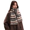 Korean Style Women Scarf Jacquard Woolen Neckerchiefs Fashion Winter Knitted Scarves  Gifts