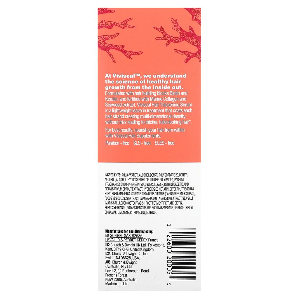 Hair Strengthening Serum with Biotin and Keratin, 50Ml (1.69Fl)