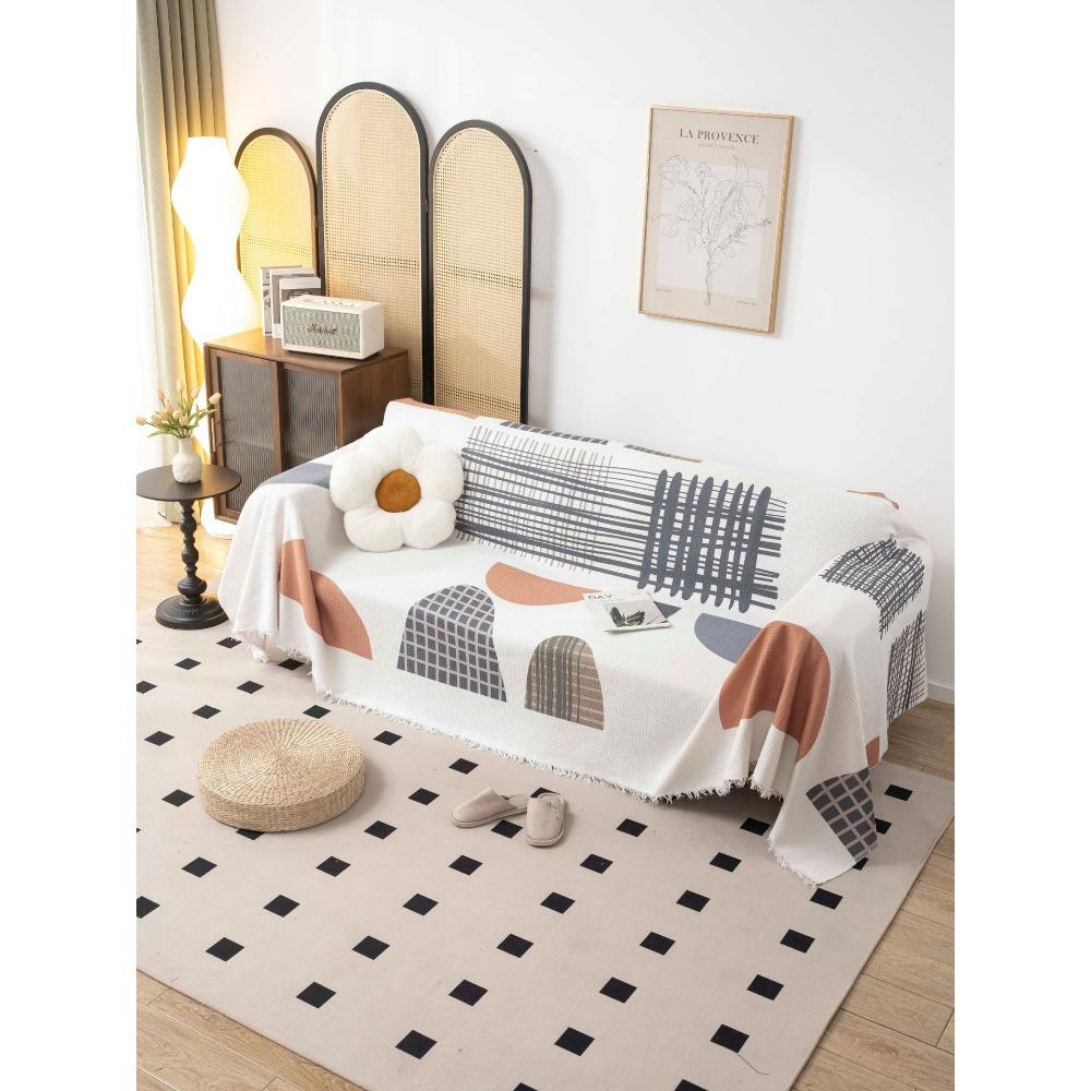 Диван-полотенце Диван Пылезащитный Полностью Покрытый Цельный Четыре Сезона Универсальный Чехол Для Дивана На Подушку Все Включено Универсальный Нескользящий