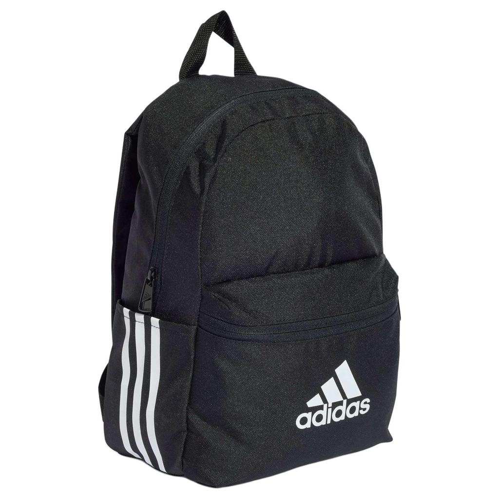 Adidas Recycled Polyester Plain Weave Fabric Backpack Unisex Black