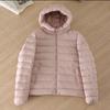 Autumn and winter new hooded white duck down short ribs down jacket, thin female European goods, high quality and fashion