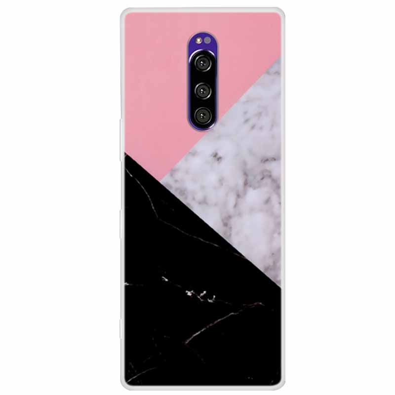 Мягкий силиконовый чехол для Sony Xperia 1 Чехол Модный прозрачный чехол с тигром для Sony Xperia1 XZ4 SO-03L SOV40 J8110 Бамперы