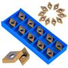 CNC Carbide Blade CNC Carbide Tips Inserts Blade Cutter Lathe Turning Tool With Box Carbide inserts Lathe Turning Tool