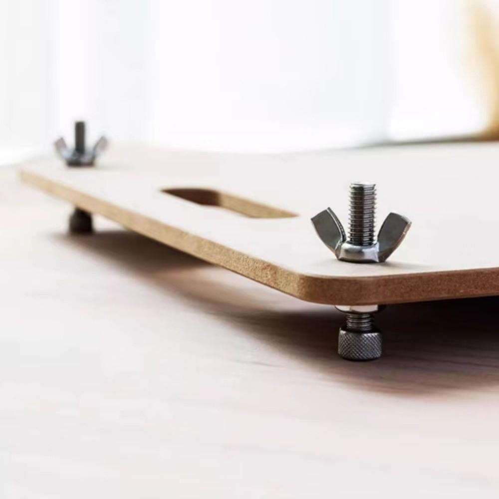 DIY Pottery Modeling Board Adjustable Thickness Hand Building Clay Board Mud Strip Making Tool